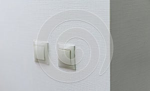 Wall mounted light switches and switches