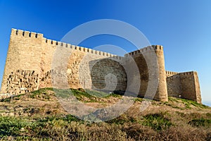 Wall in Naryn-Kala fortress. Derbent