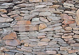 Wall of natural stone, background