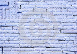 Wall of neatly laid out white brick, background