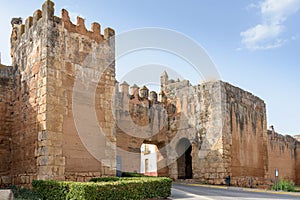 Wall of Niebla, typical town in southern Spain, in the province of Huelva. Andalusia photo