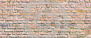 Wall from old bricks. Perfect as a background or texture