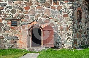 Wall of old castle