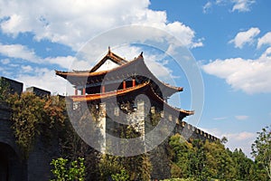 Wall, of the old city of Dali ,yunnan ,china