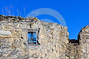 The wall of old house