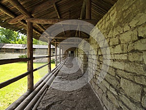 Wall of old Kremlin