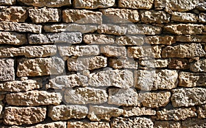 Wall of old stone bricks as an abstract background.