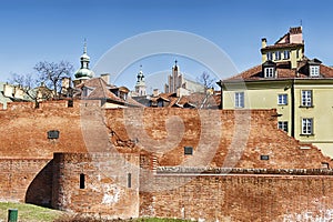Wall Of The Old Town Of Warsaw photo