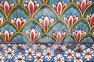 Wall paintings in the Chandra Mahal, Jaipur City Palace