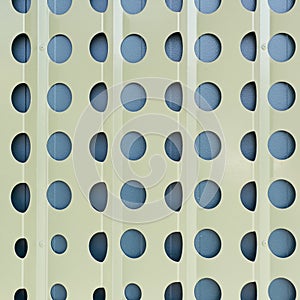 Wall protector made of perforated metal