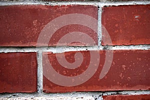 The wall of red and white sand-lime brick
