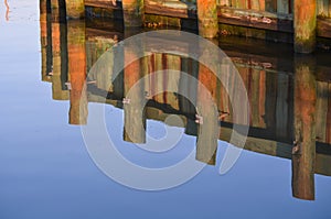 Wall Reflections in the Water