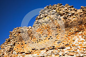 Wall ruins