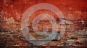 wall rustic red background