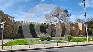 Wall of Saint Goncalo´s Gate in Lagos