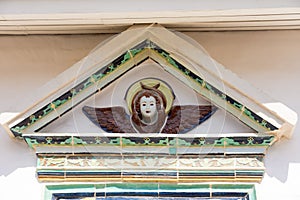 Wall sculpture of the Resurrection New Jerusalem Monastery