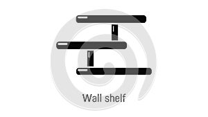 Wall shelf icon animation