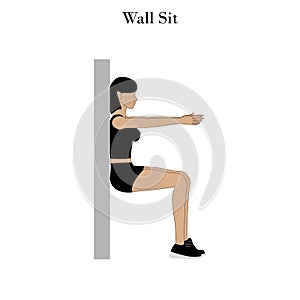 Wall sit workout