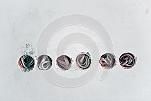 Wall sockets installation