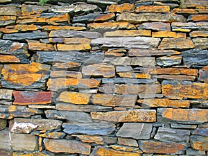 Wall from stones