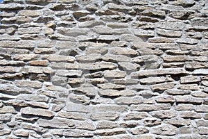 A wall of stones