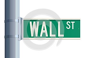 Wall Street sign