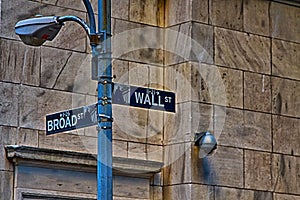 Wall Street Sign