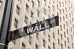 Wall Street Sign