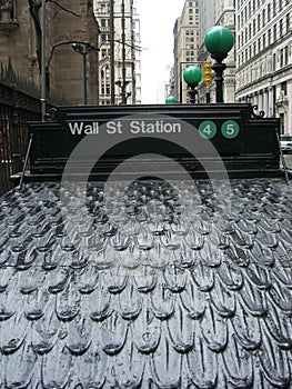 Wall Street Station - Rainy Day
