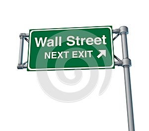 Wall Street traffic sign