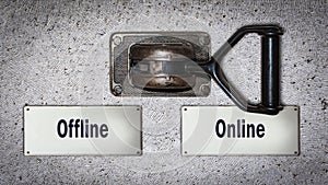 Wall Switch to Online versus Offline