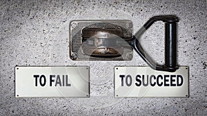 Wall Switch TO SUCCEED versus TO FAIL