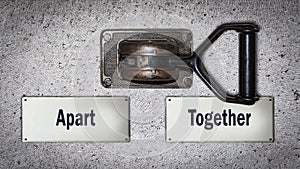 Wall Switch to Together versus Apart