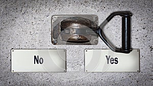 Wall Switch to Yes versus No