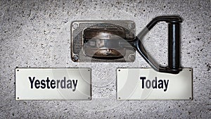 Wall Switch Today versus Yesterday