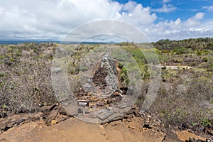 Wall Of Tears, Muro de las Lagrimas, Isabela Island, Galapagos Islands, Ecuador