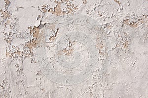 Wall texture deteriorated by moisture and sun