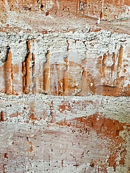 wall texture, orange brick, putty, cement