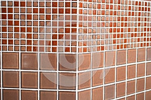 Wall tile, close up detail In two different sizes