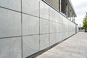 Wall tile grey cement panel minimal architecture details