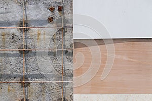 Wall tiles unfinish