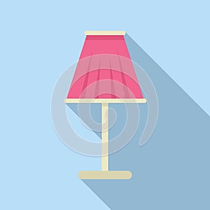 Wall torcher icon flat vector. Lamp illuminate