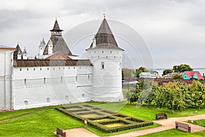 Wall and tower of Rostov Kremlin