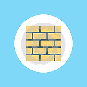 Wall vector icon sign symbol