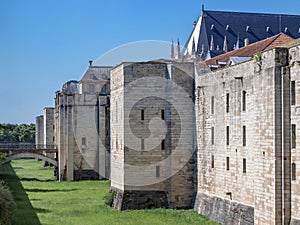 Wall of the Vincennes castle