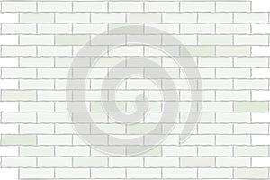 Wall white brick. Background.