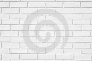 Wall white brick wall texture background. Brickwork or stonework flooring interior rock old pattern clean concrete grid uneven