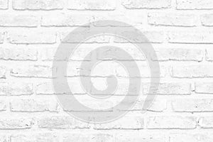 Wall white brick wall texture background in room at subway. Brickwork stonework interior, rock old clean concrete grid uneven