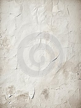 Wall with white paint peeling off, revealing original brick or stone underneath. This is an old building that has seen