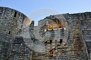 Wall and window of Barnard Castle